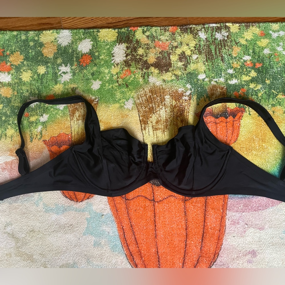 Aerie Black Underwire Bikini Top